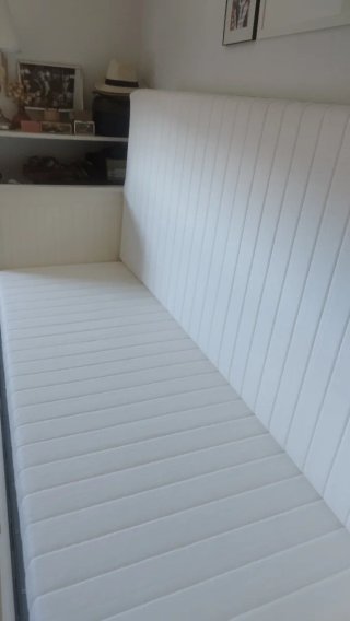 Divan blanco con cajones Ikea