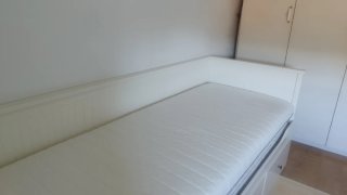 Divan blanco con cajones Ikea
