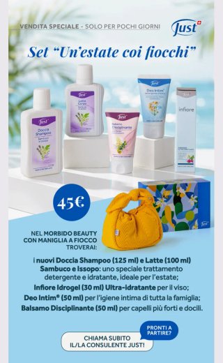 Set Un'estate coi fiocchi Just