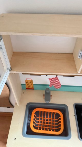Cocina de juguete de madera