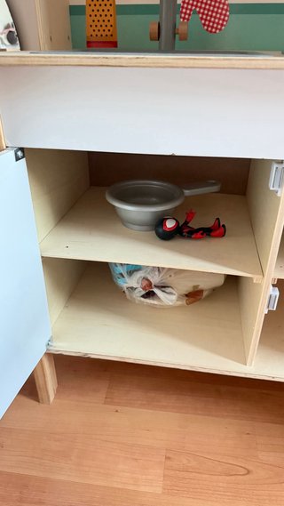 Cocina de juguete de madera