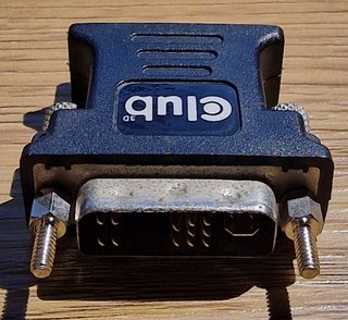 Adaptador DVI-A (12+5) Macho a VGA Hembra Negro