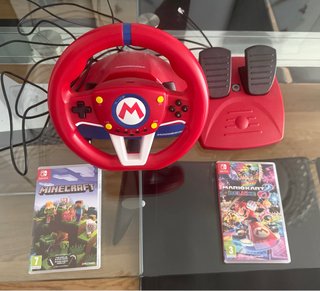Volante Mario Kart + Juegos Switch