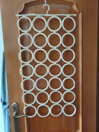 Colgador pañuelos Ikea beige