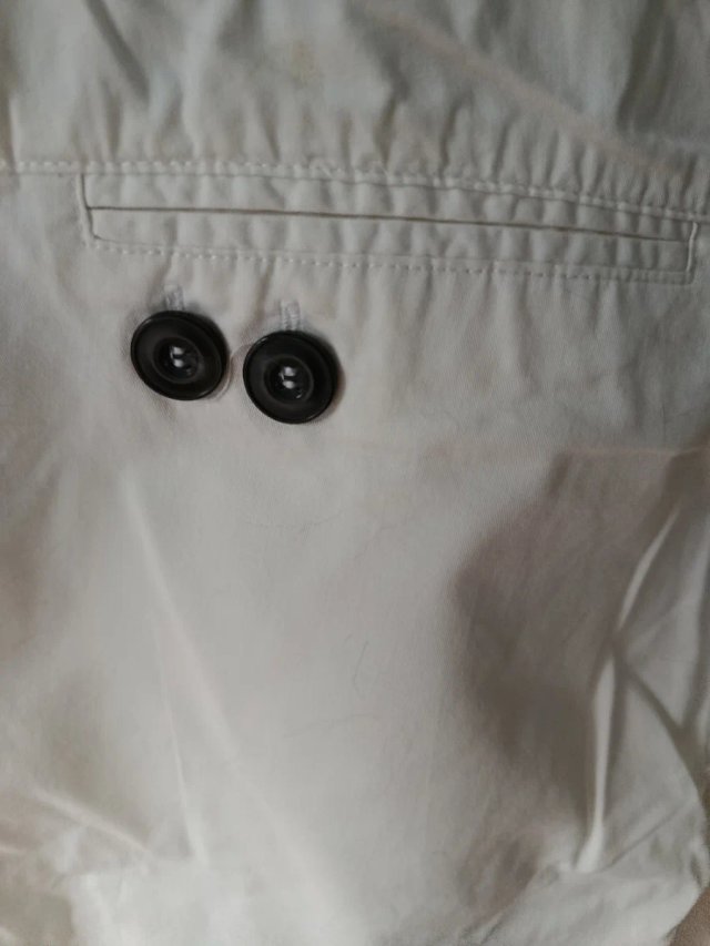 Pantalón corto blanco mujer