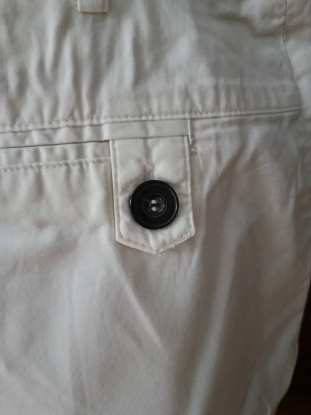 Pantalón corto blanco mujer