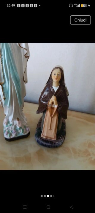 Set Madonna di Lourdes e Bernadette