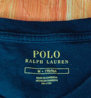 Camiseta Polo Ralph Lauren Talla M Azul Oscuro