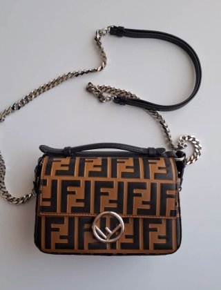 Borsa mini Fendi Double Baguette