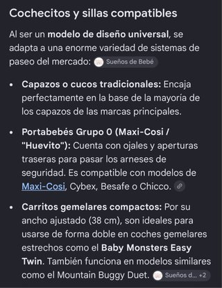 Sacos universales para capazo o grupo 0