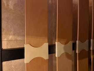 Somier 135cm Madera y Plástico