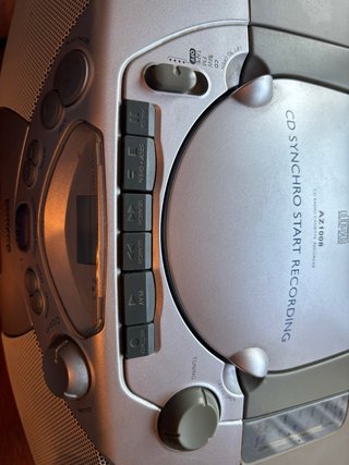 Radiocasete CD Philips Plata