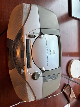 Radiocasete CD Philips Plata