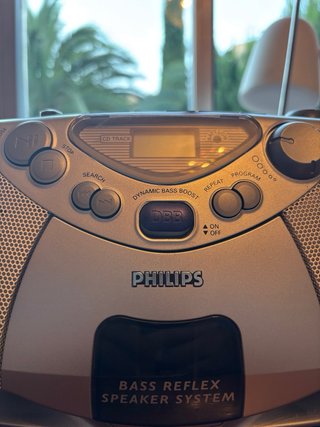 Radiocasete CD Philips Plata