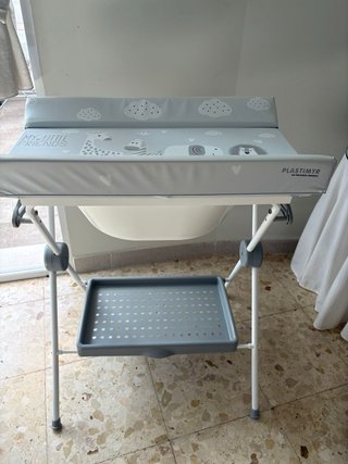 Bañera para bebé con soporte