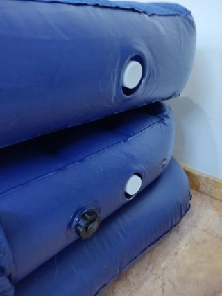 Colchón hinchable azul X2 Restform VER TODO!
