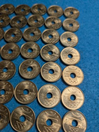 25 Pesetas Barcelona 1992 42 monedas