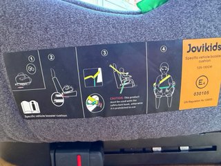 Alzador de coche niños Jovikids ISOFIX (125-150cm)