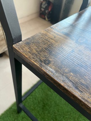 Taburetes altos madera y metal