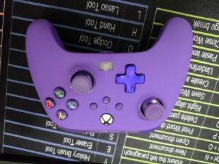 Mando Xbox/PC PowerA Cable Morado