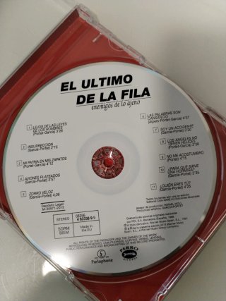 ULTIMO DE LA FILA, Enemigos de lo Ajeno, CD