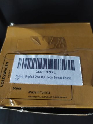 Tapa Centro Llanta Seat Original 16"