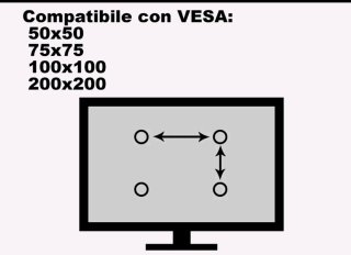STAFFA Braccio Tv 14" A 55" Supporto Monitor Paret