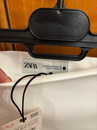 Falda zara  Blanca