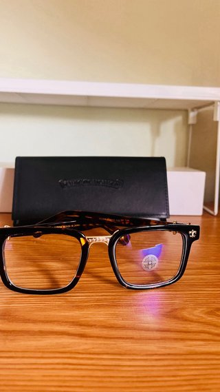 Gafas Chrome Hearts Tortoise & Oro