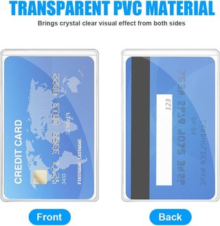 Fundas PVC para Tarjetas de Crédito