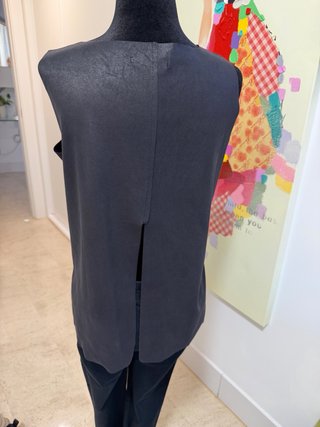 Conjunto chaqueta y blusa negro