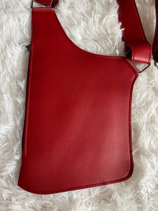 Chaleco Bolso Hombro Rojo
