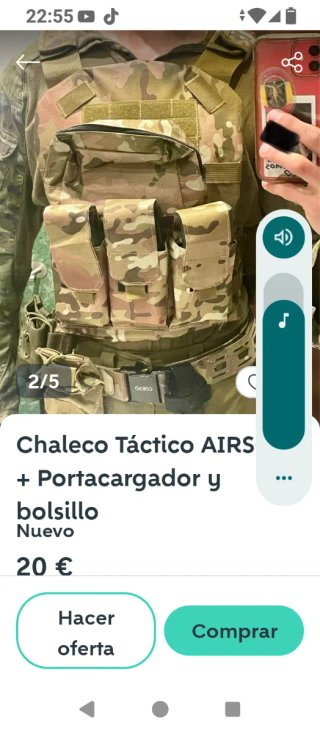 Chaleco Táctico AIRS + Portacargador