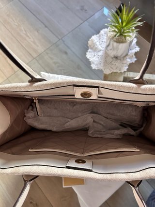Bolso Michael Kors Beige Original