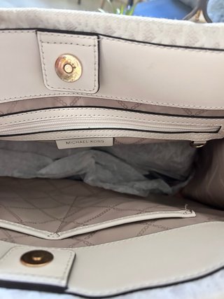 Bolso Michael Kors Beige Original