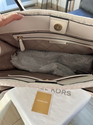 Bolso Michael Kors Beige Original