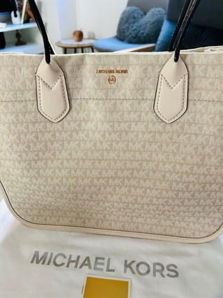 Bolso Michael Kors Beige Original
