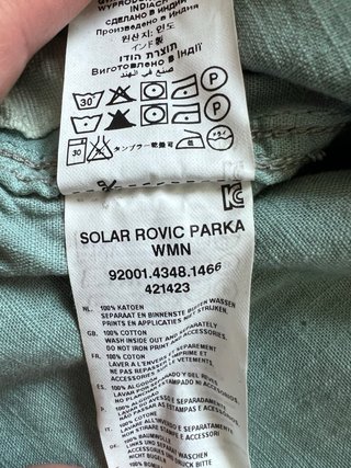 Parka ligera G-Star Raw verde