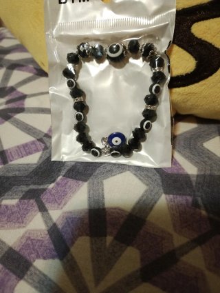 Pulsera Ojo Turco Negra y Azul
