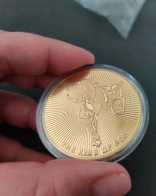 Moneda Coleccionista Michael Jackson