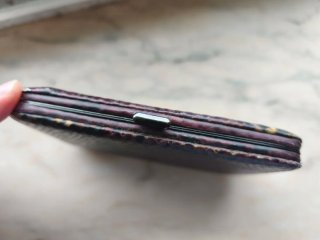 Cartera Stradivarius efecto piel serpiente