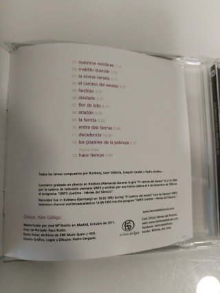 HEROES DEL SILENCIO, Live in Germany CD