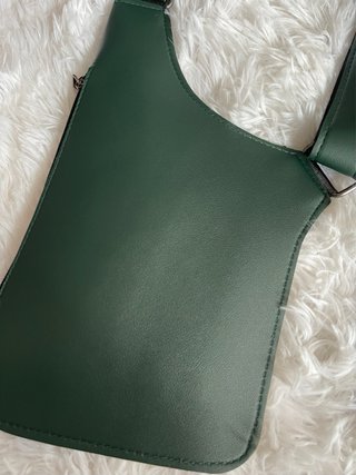 Chaleco táctico de cuero verde para hombre