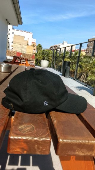 Gorra LA Los Angeles negra sunset