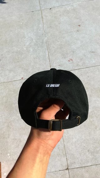 Gorra LA Los Angeles negra sunset