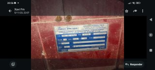 Motor Mitsubishi k4D para generador