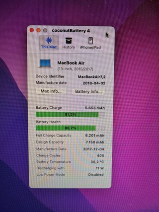 MacBook Air i5 SSD 2017 8Gb