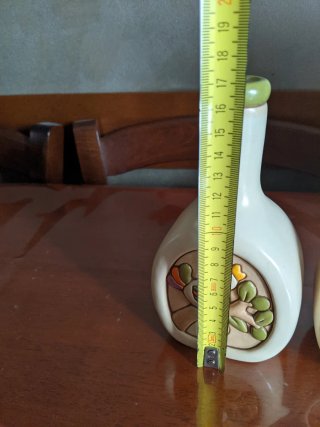 Coppia Oliera Ceramica Decorata