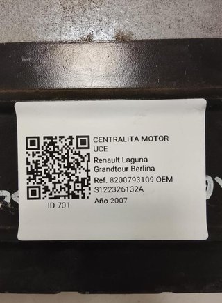 Centralita renault s122326132a laguna 1.5 dci 701