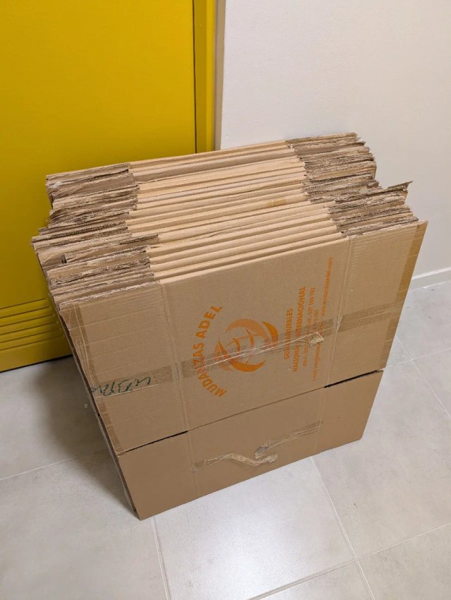 20 cajas pequeñas de mudanza profesionales